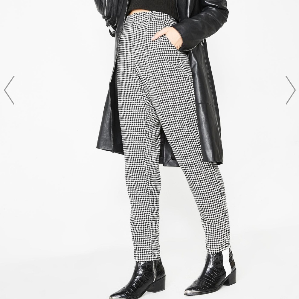 Houndstooth trousers